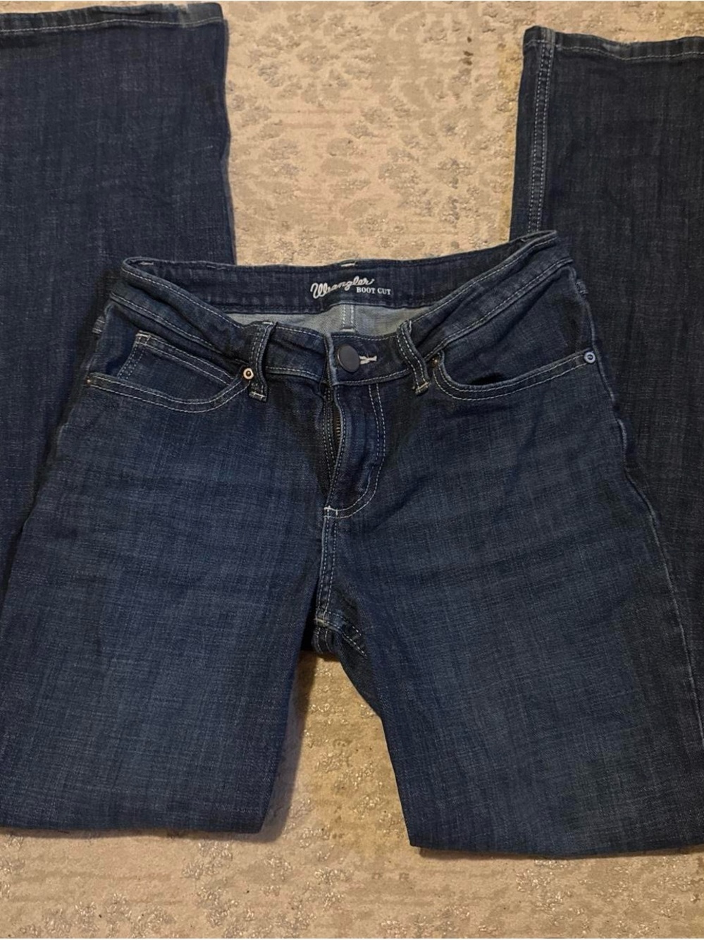 Wrangler Women’s Navy Boot Cut Jeans